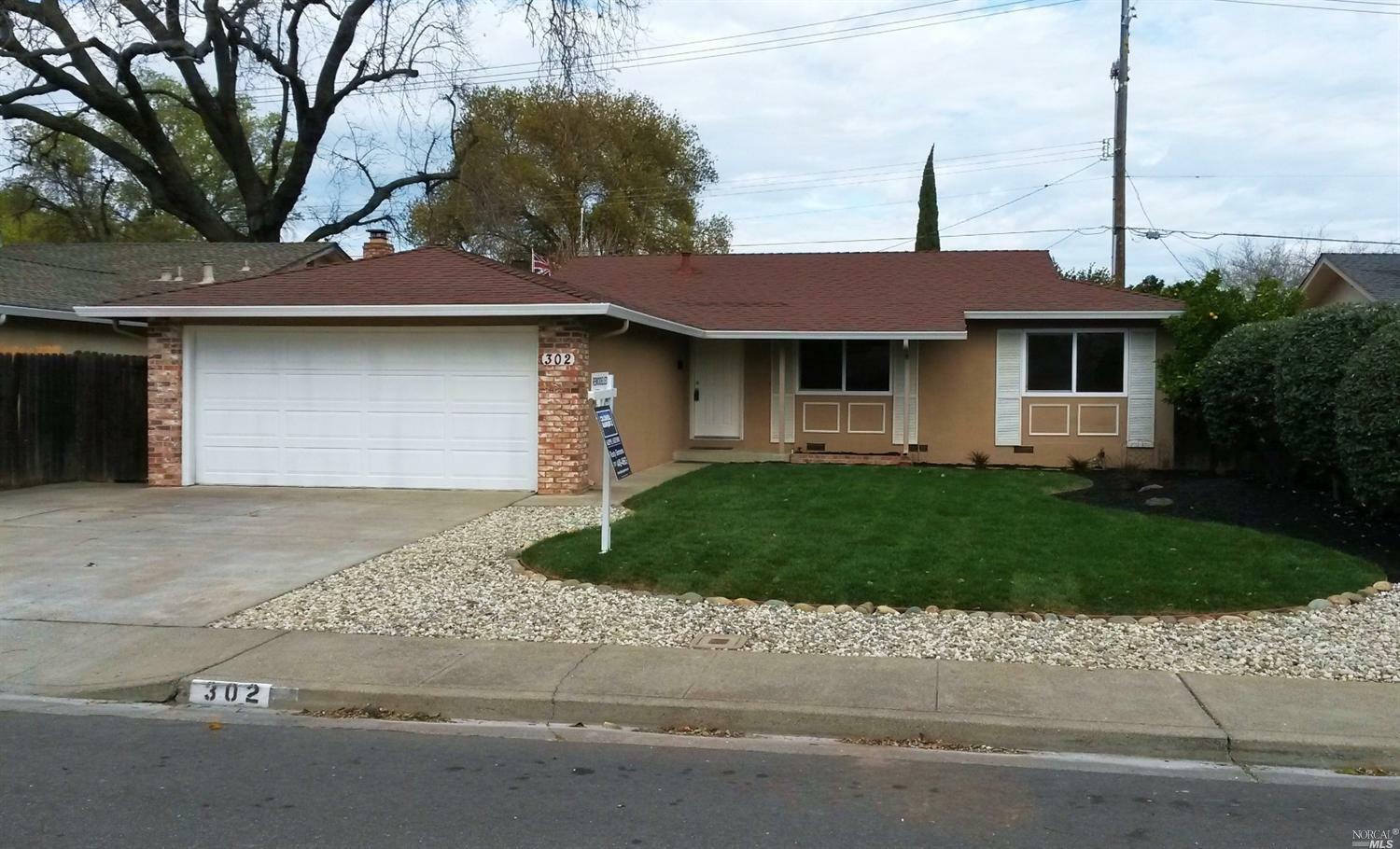 Property Photo: 302 Berryessa Drive CA 95687