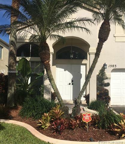 Property Photo:  1503 NW 159th Ln  FL 33028 