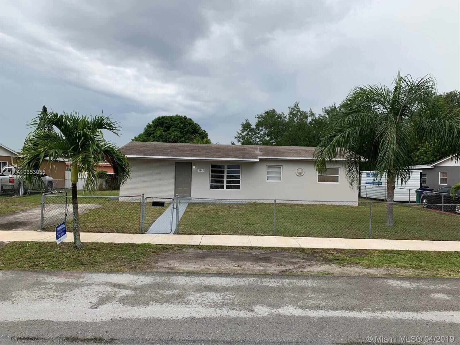 Property Photo: 3445 NW 180 FL 33056