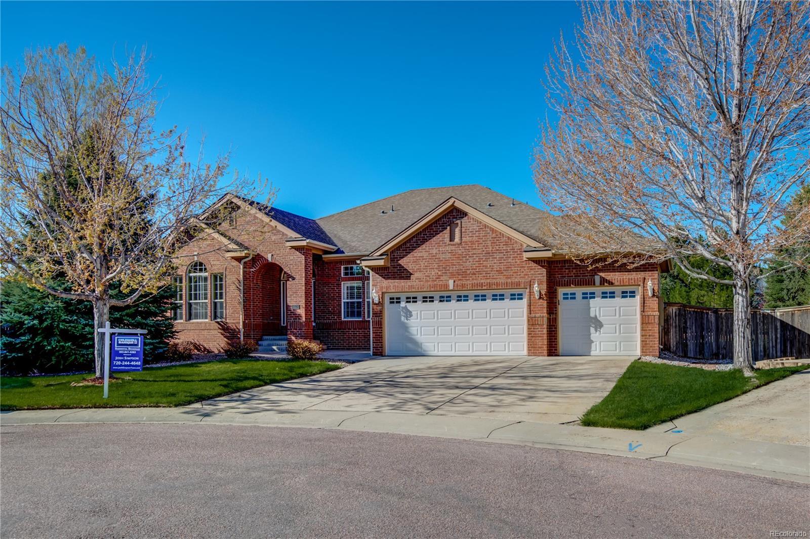 Property Photo: 17268 Cornerstone Lane CO 80134