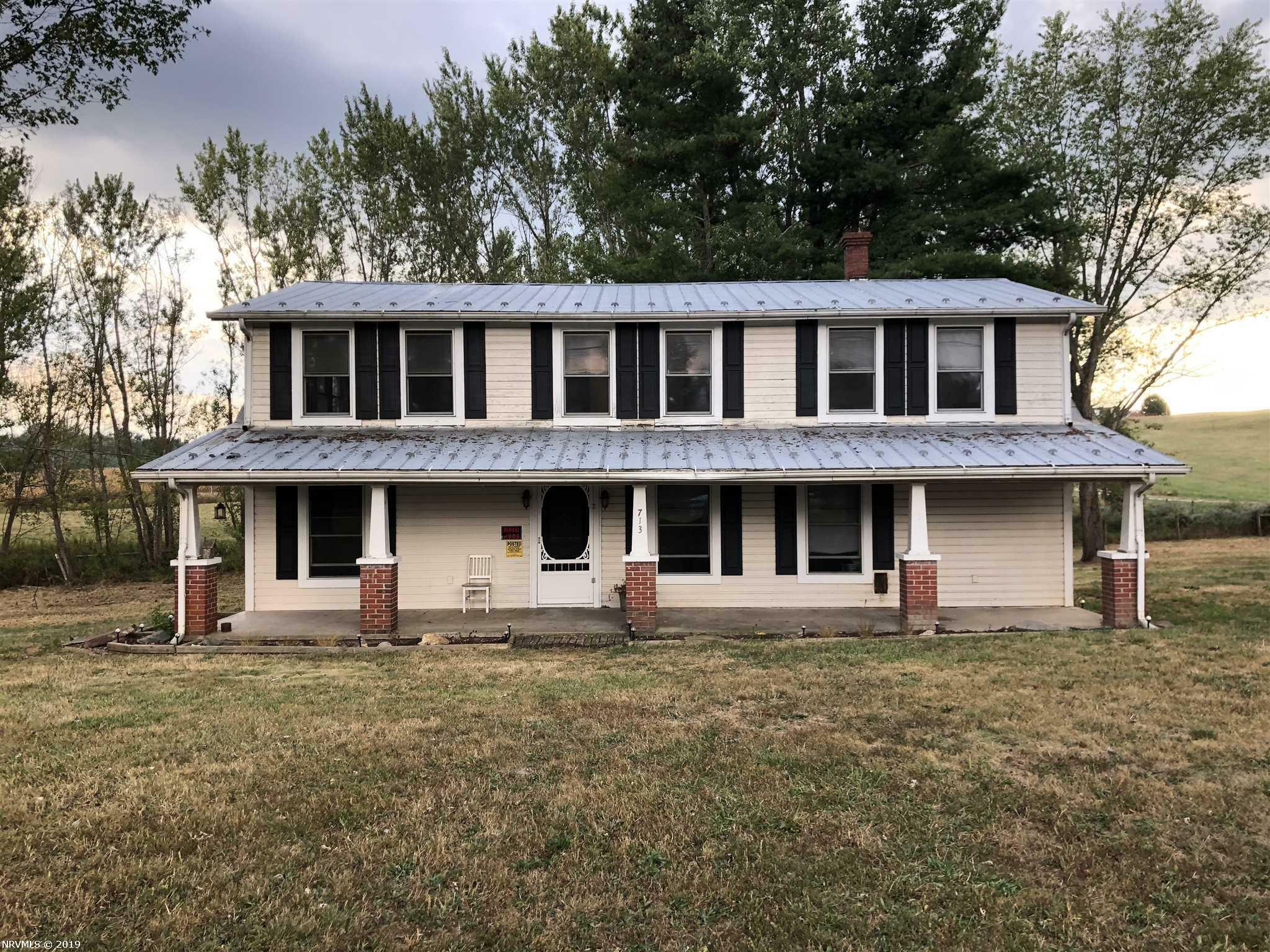 Property Photo:  713 Sheffey School Road  VA 24360 