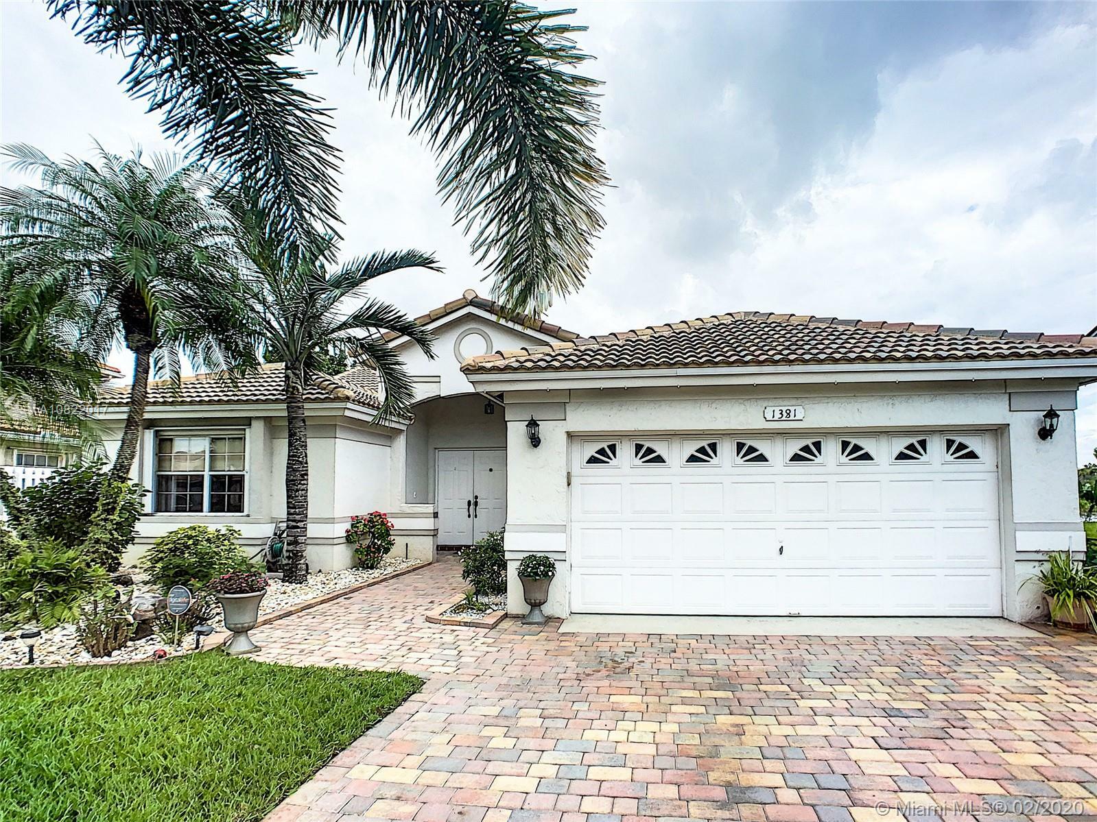 Property Photo:  1381 NW 129th Way  FL 33323 