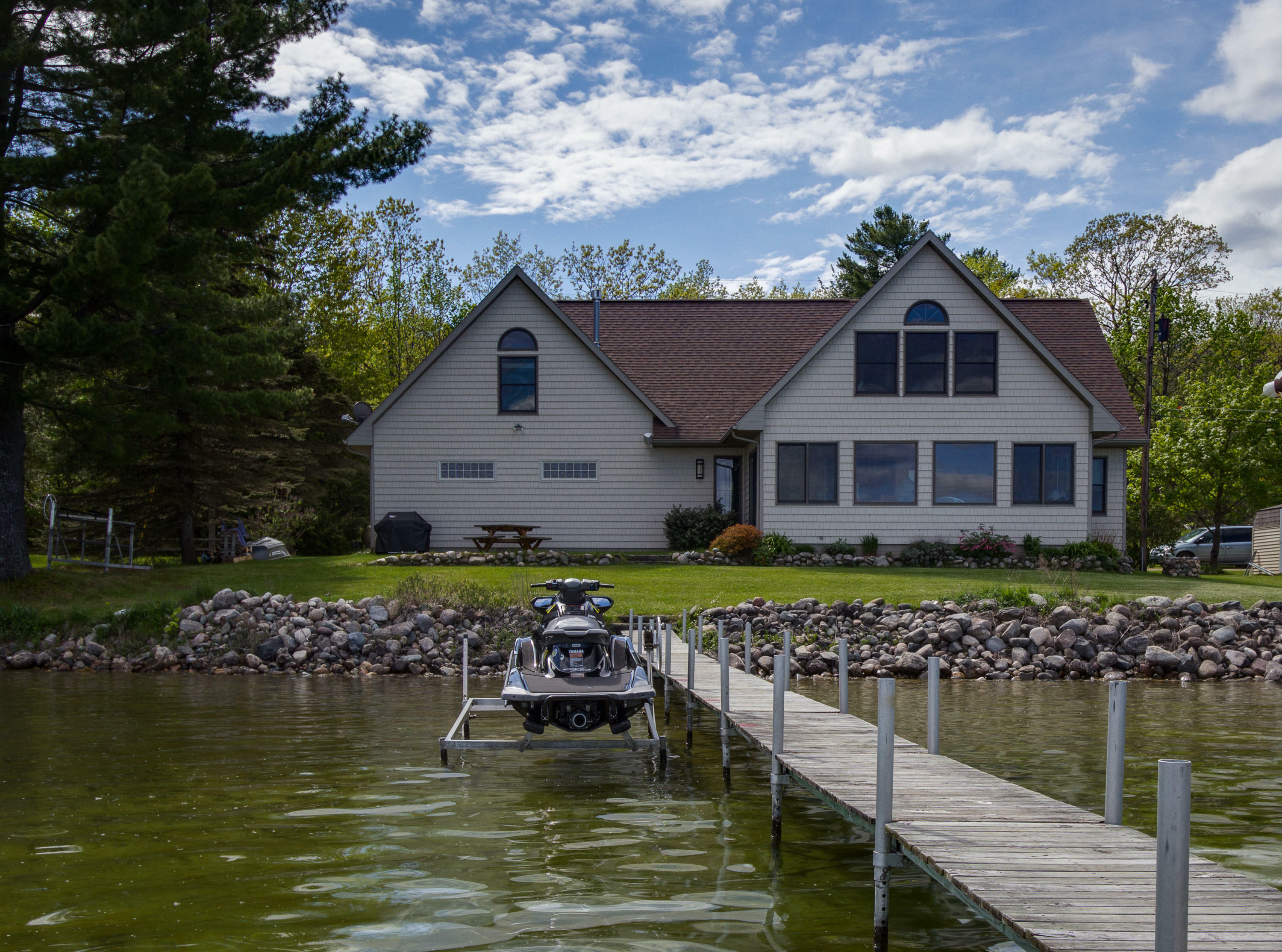 Property Photo:  864 Giauque Beach Drive  MI 49791 