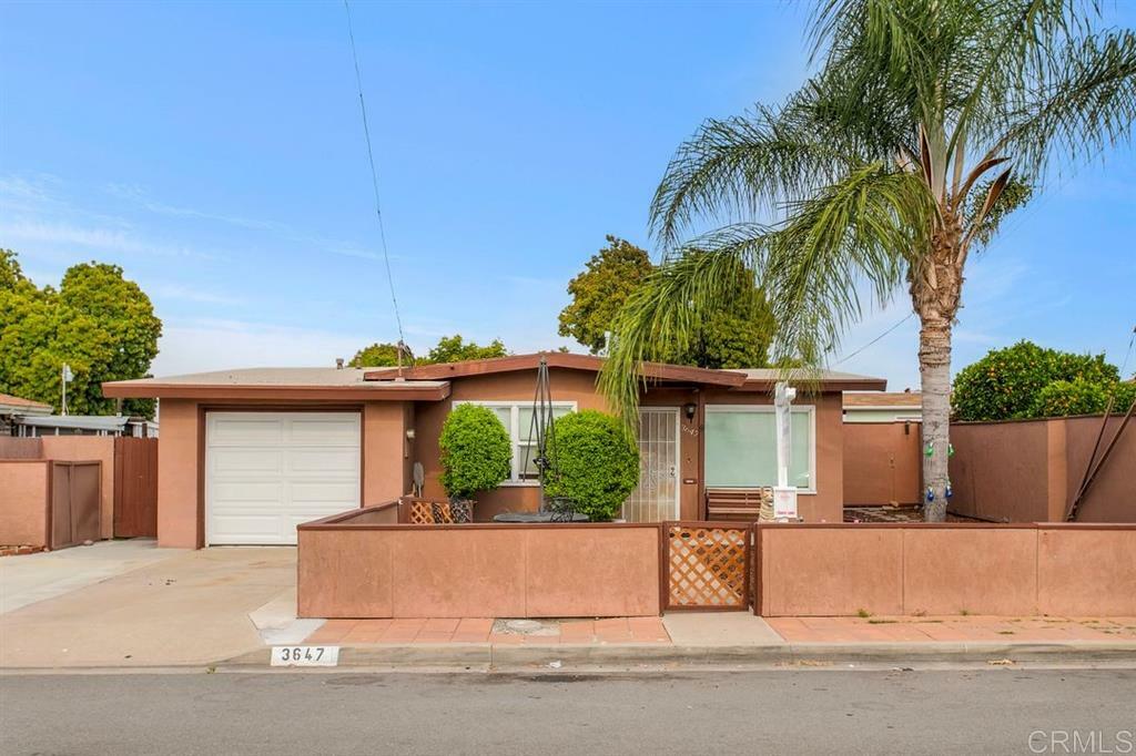 Property Photo: 3647 Billman St. CA 92115