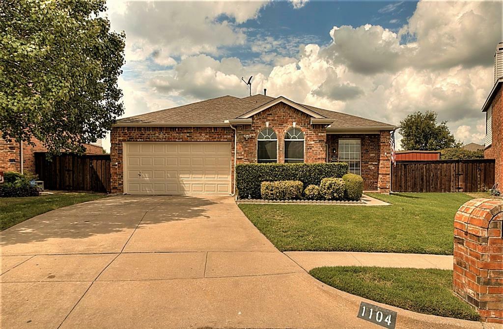 Property Photo:  1104 Roundhouse Drive  TX 76131 