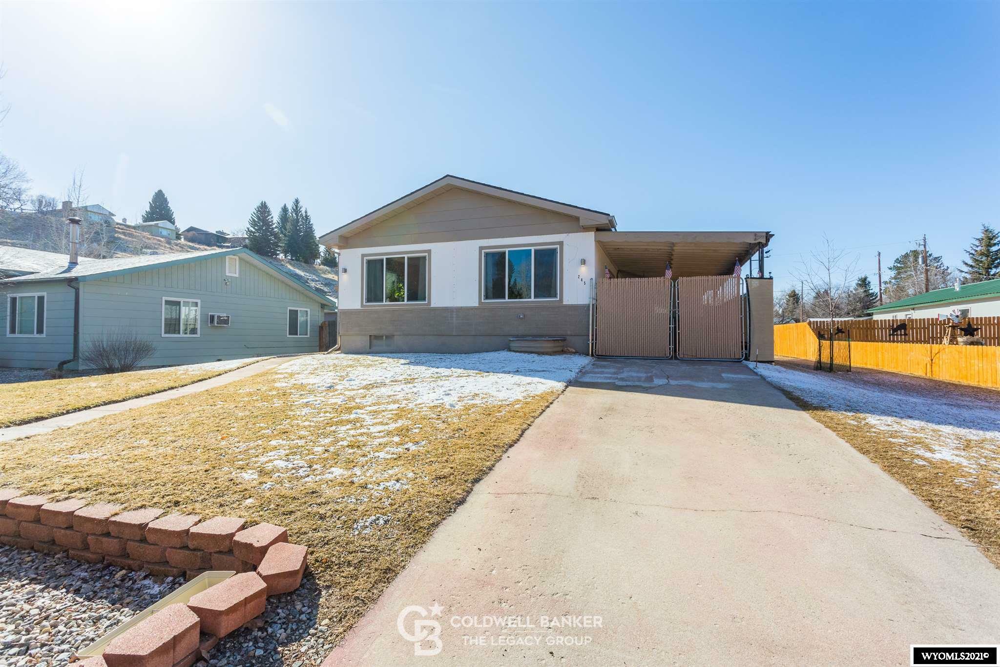 Property Photo:  245 E Foote St.  WY 82834 