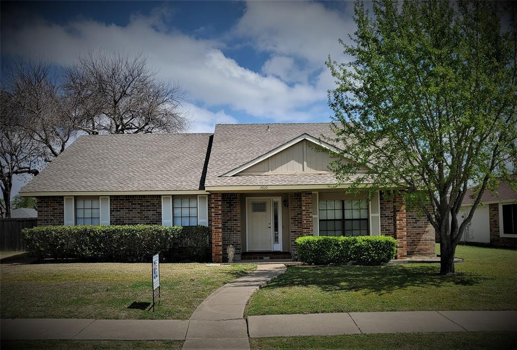 Property Photo:  3610 Creststone Drive  TX 75040 