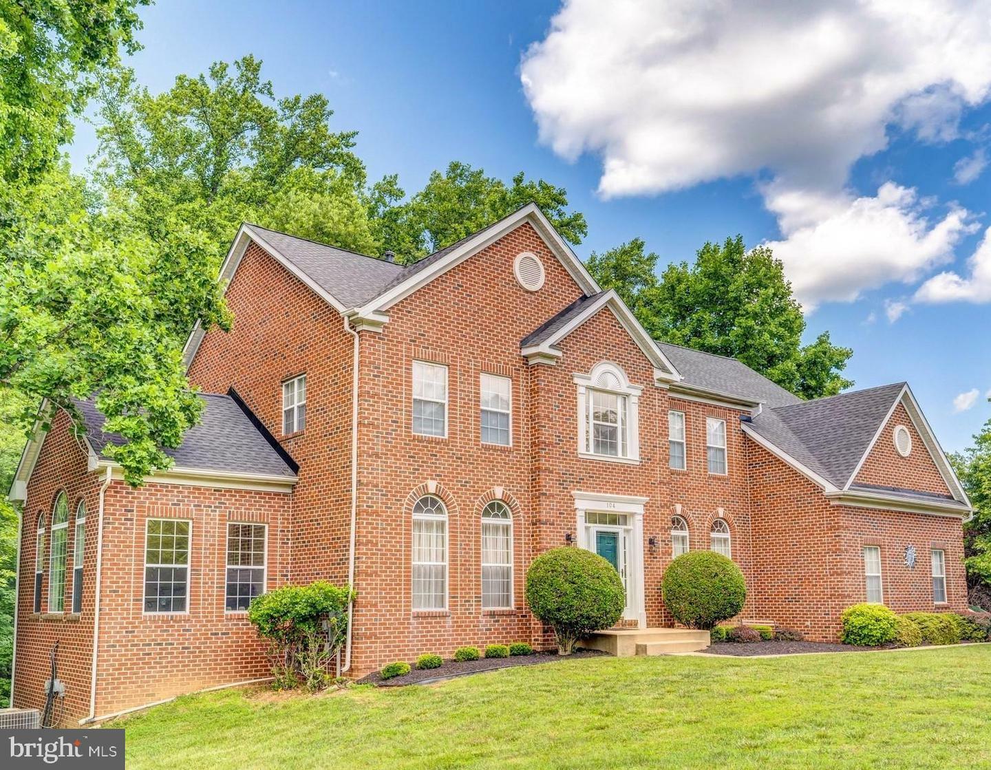 Property Photo:  104 Brighton Knoll Court  MD 20607 