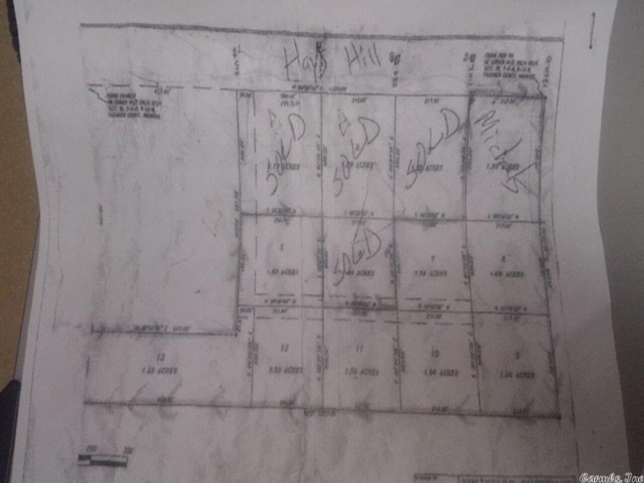 Property Photo:  00 Hayes Hill Road  AR 72032 