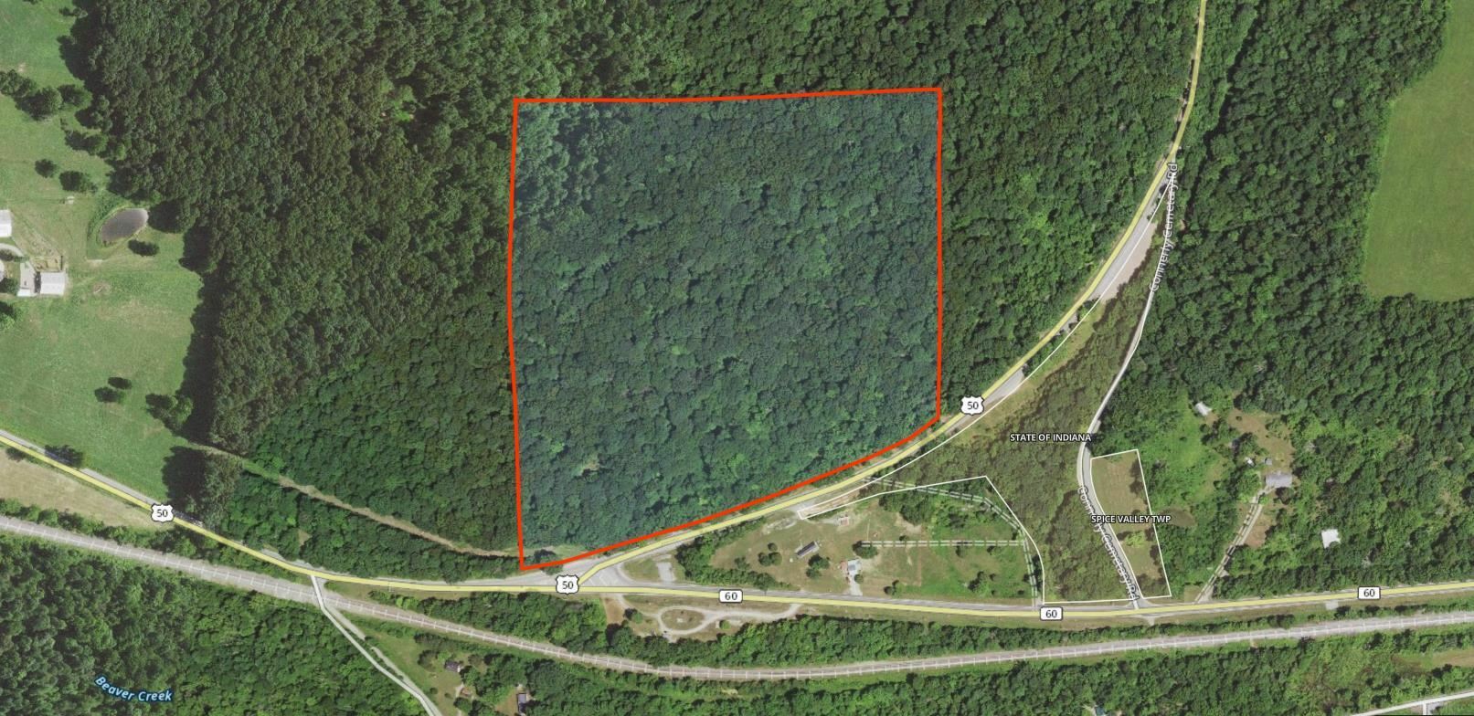 Property Photo:  39 +/- Acres US Hwy 50 Highway  IN 47446 