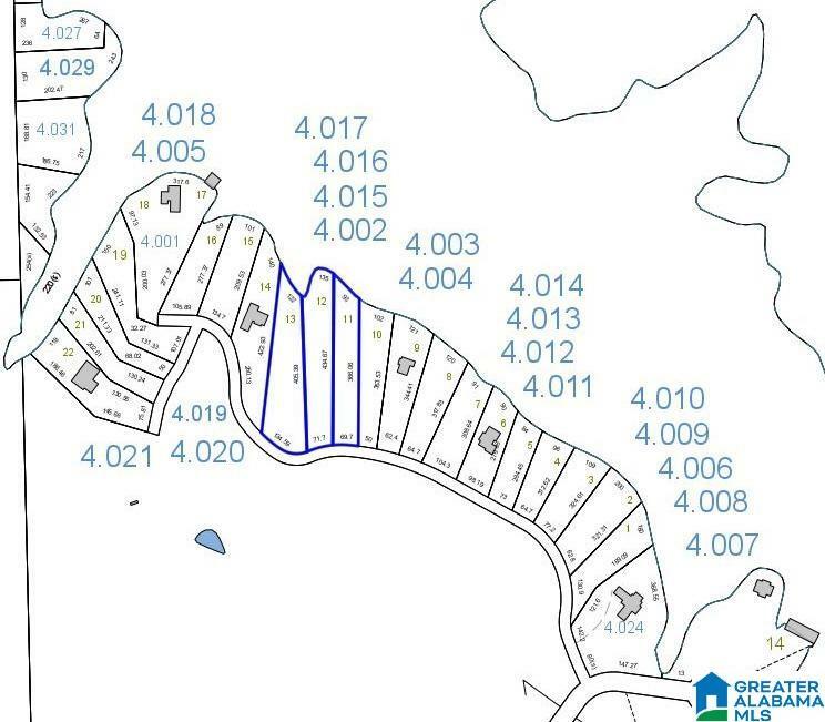 Property Photo:  Lots 11, 12, 13 Cherokee Cove Lots 11, 12, &Amp 13 On Cherok  AL 35046 