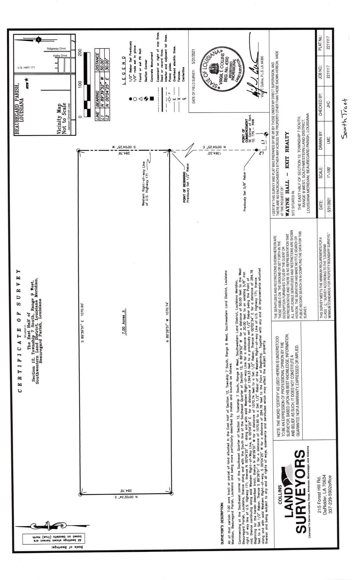 Tbd Hwy 171 (7ac) Tract 1  Ragley LA 70657 photo