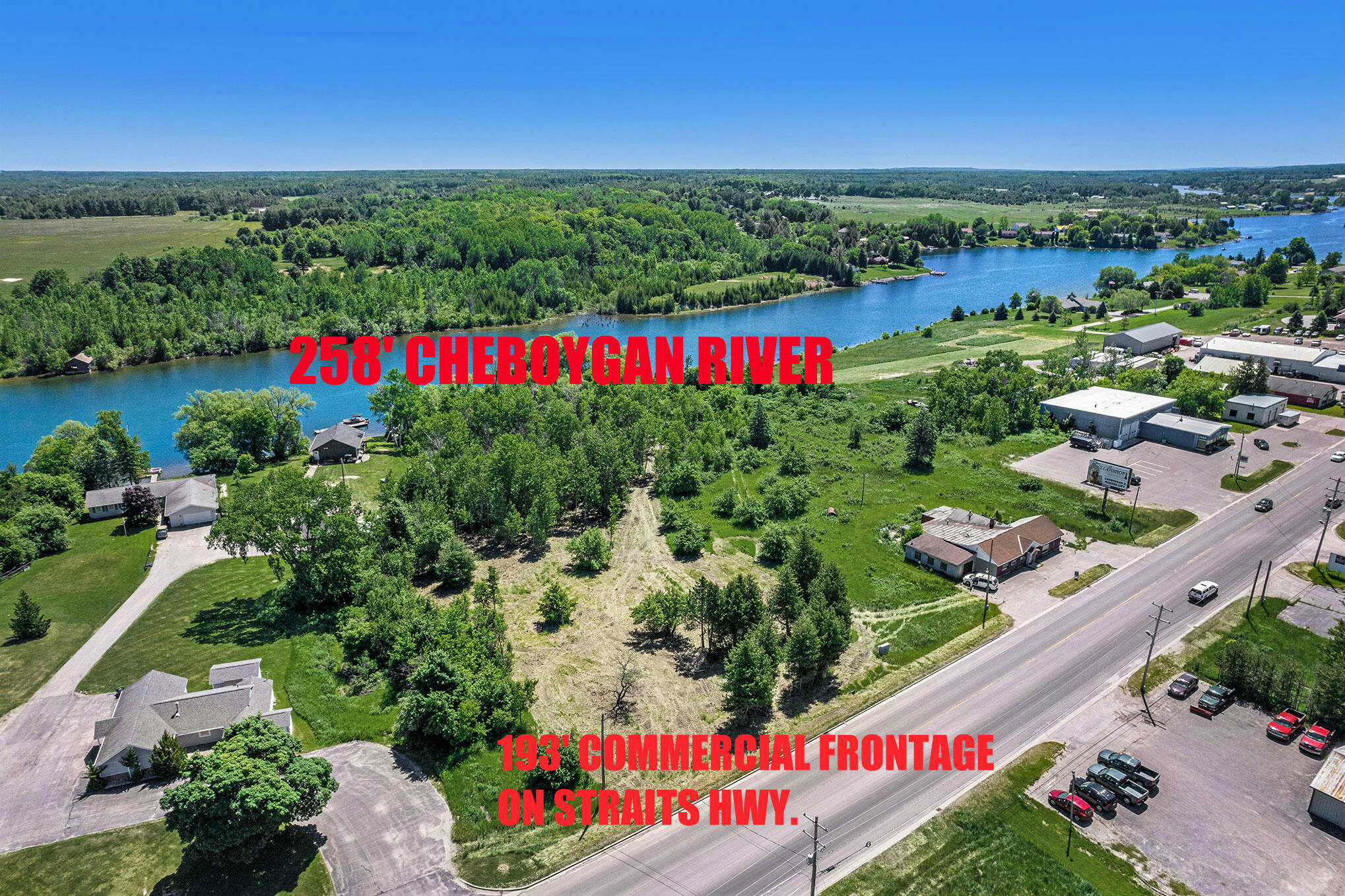 Property Photo:  11090 N Straits Highway  MI 49721 