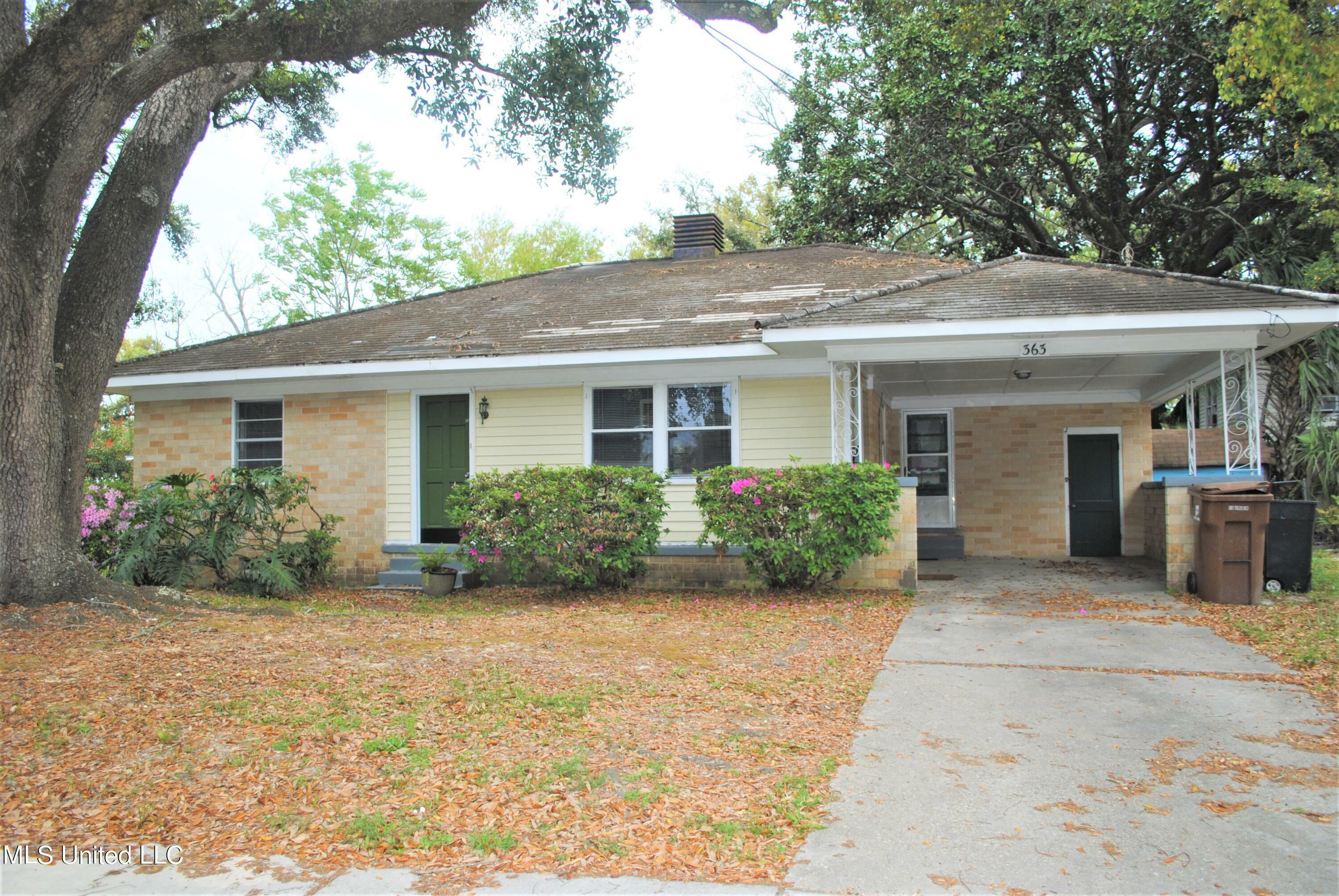 Property Photo:  363 Porter Avenue  MS 39530 