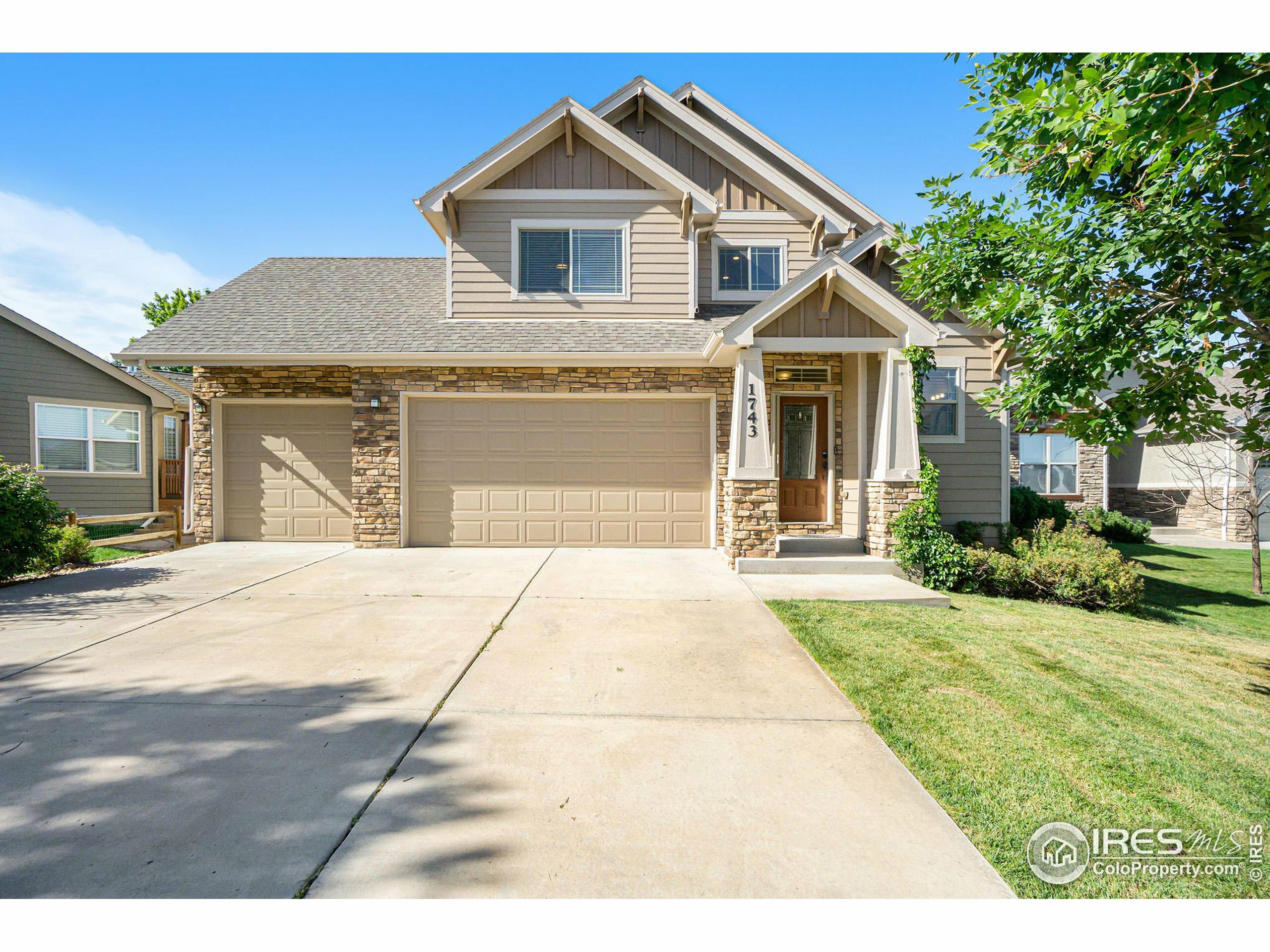 Property Photo: 1743 Platte River Ct CO 80550