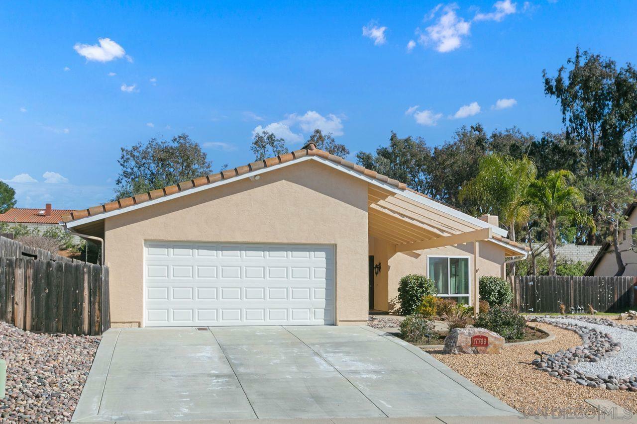 Property Photo: 17769 Frondoso Dr CA 92128