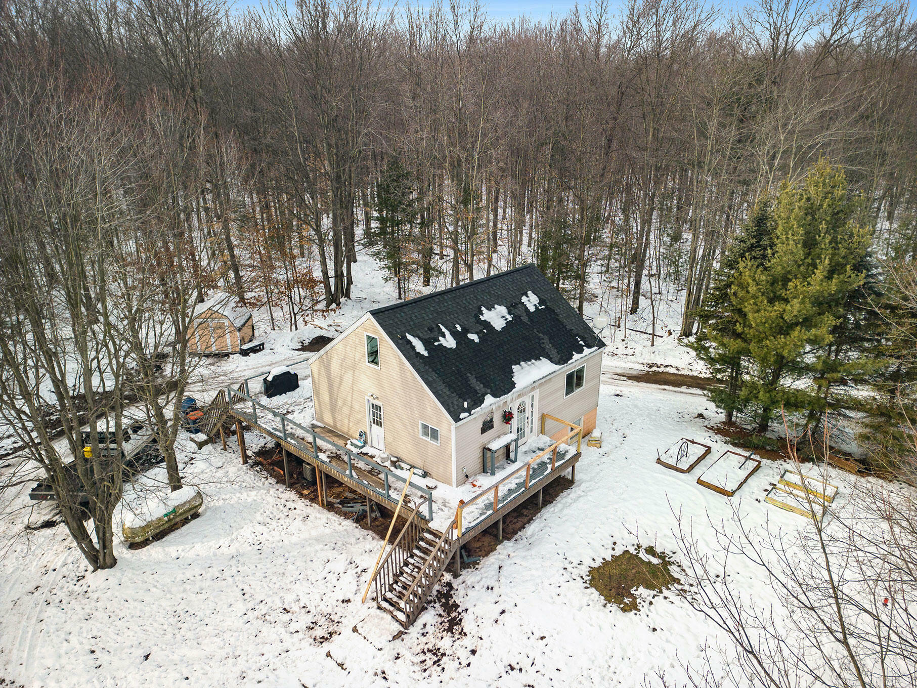 Property Photo:  6861 S Quarterline Road  MI 49456 