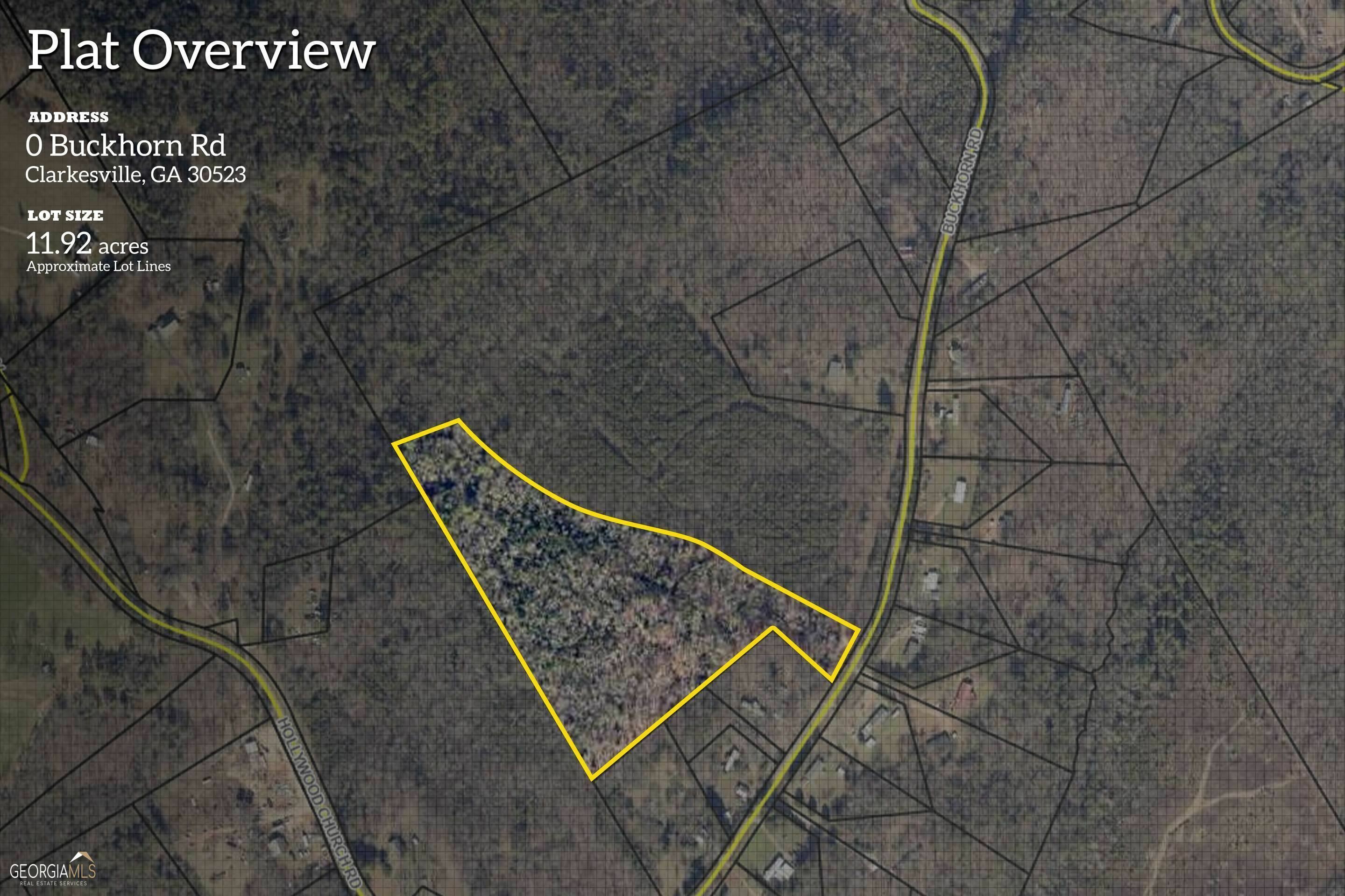 Property Photo:  0 Buckhorn 11.92 Acres Road  GA 30523 