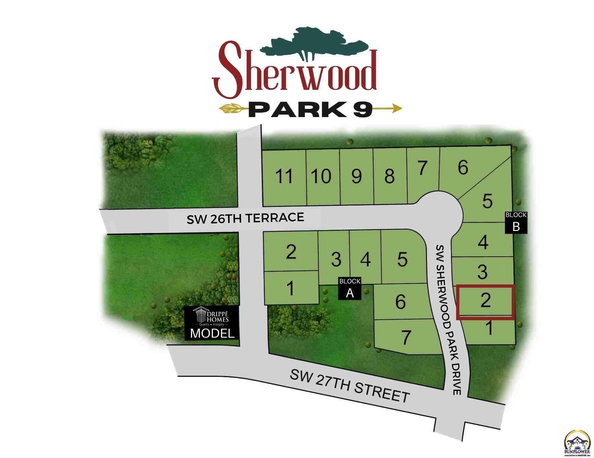 Property Photo:  0000 Lot 2 B SW Sherwood Park Dr Lot 2, Block B  KS 66614 