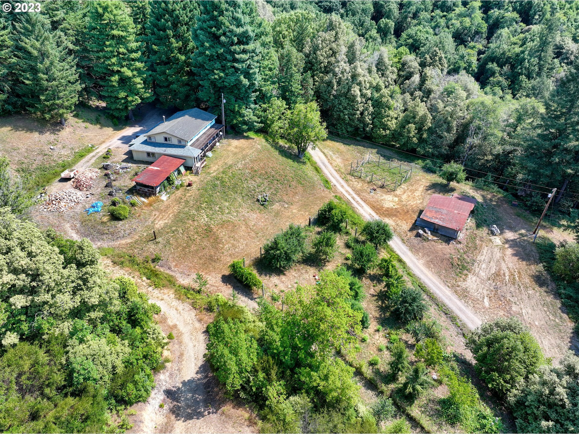 Property Photo:  17793 Lewis Creek Rd  OR 97415 