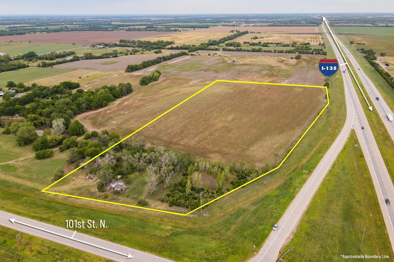 Property Photo:  14.65 +/- Acres E 101st St N  KS 67147 