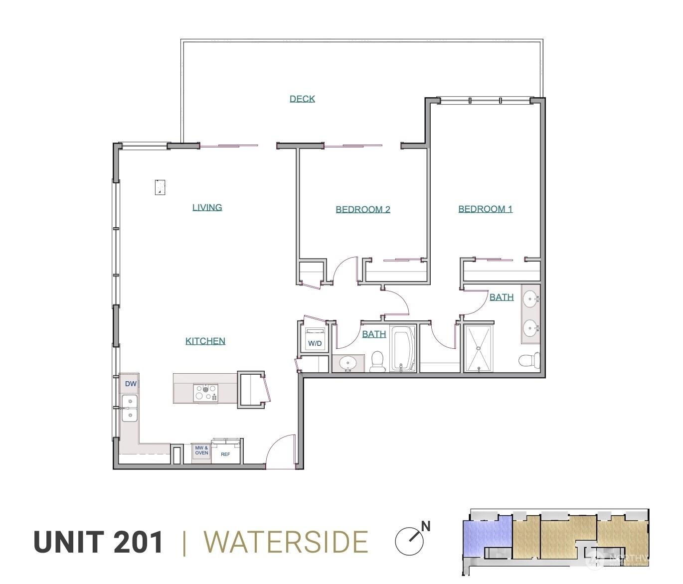 Property Photo: 1025 Granary Avenue 201 WA 98225