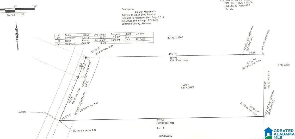 Property Photo:  2652 Smith Sims Road 1  AL 35173 