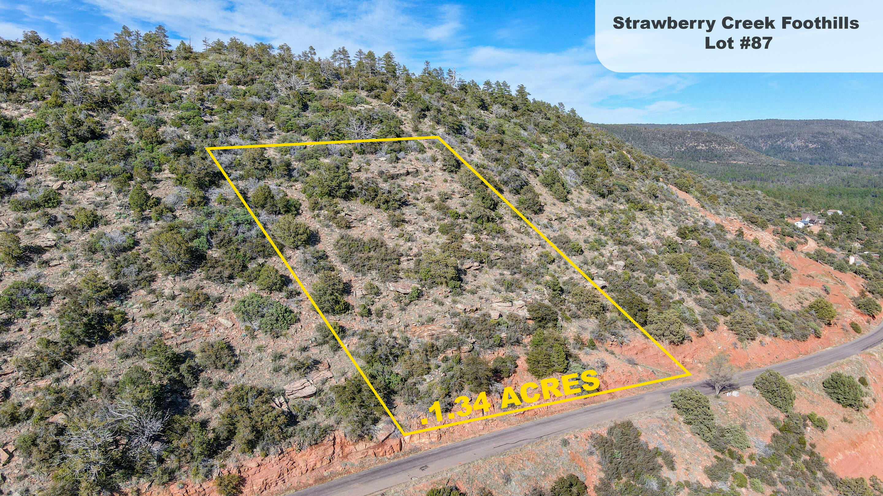 Property Photo:  Lot 87 Strawberry Creek Foothills  AZ 85544 