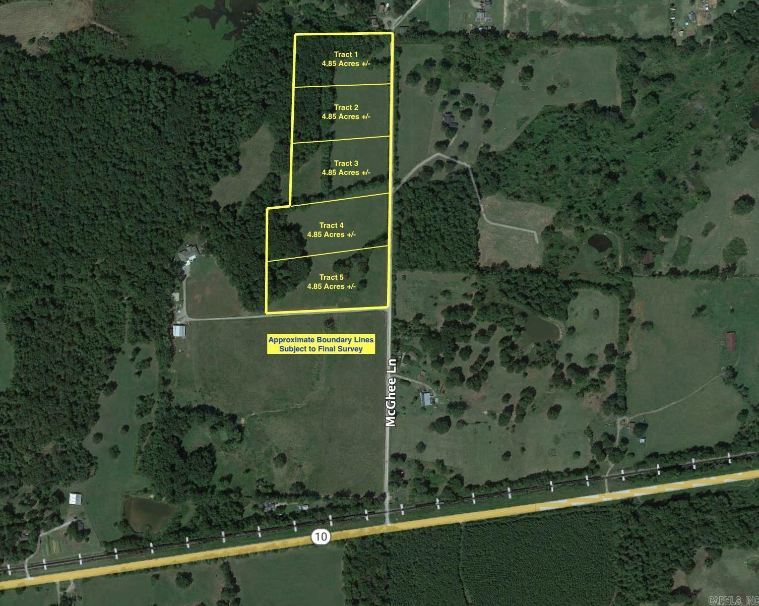 Property Photo:  Tract 4 McGhee Lane  AR 72125 