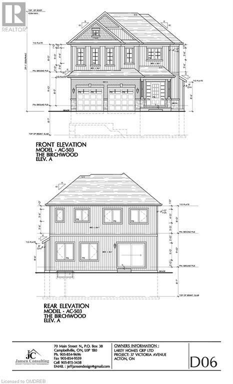 Property Photo:  37 Victoria Avenue  ON L7J 1Z1 