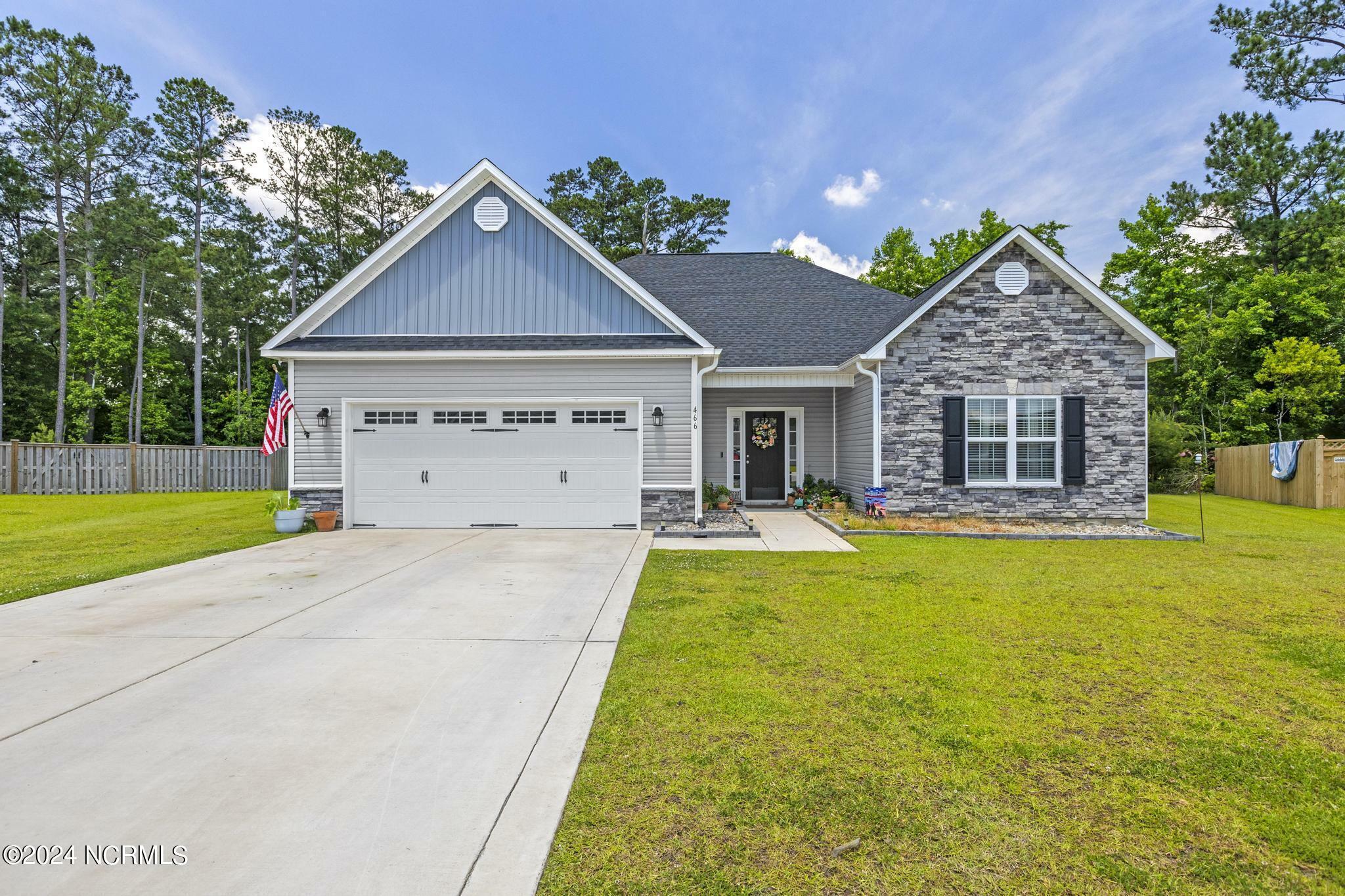 Property Photo:  466 Water Wagon Trail  NC 28546 