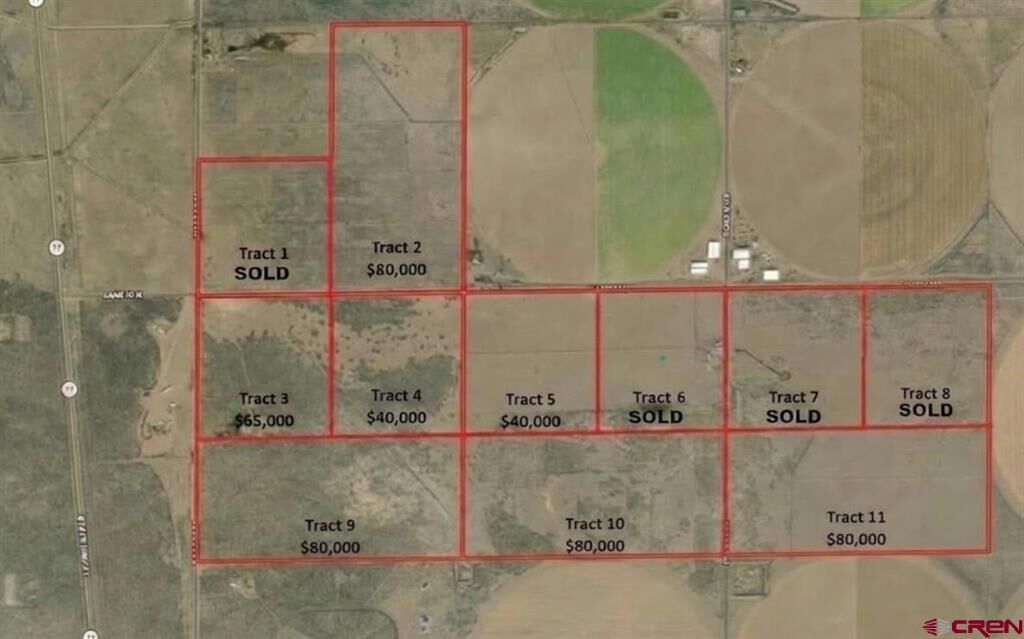 Property Photo:  Tract 2 N County Road 110  CO 81136 