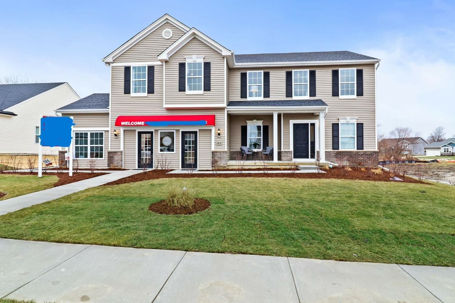 Property Photo: 8726 Burr Ridge Circle IN 46307