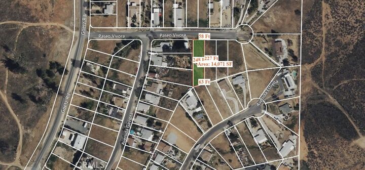 Property Photo:  0 Aka Paseo Vivora  CA 92587 