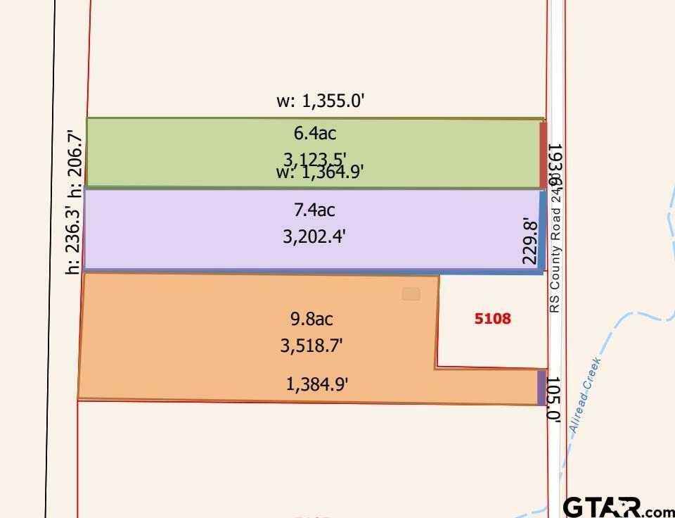 Property Photo:  Tbd Rs County Road 2470 (7 Ac)  TX 75440 