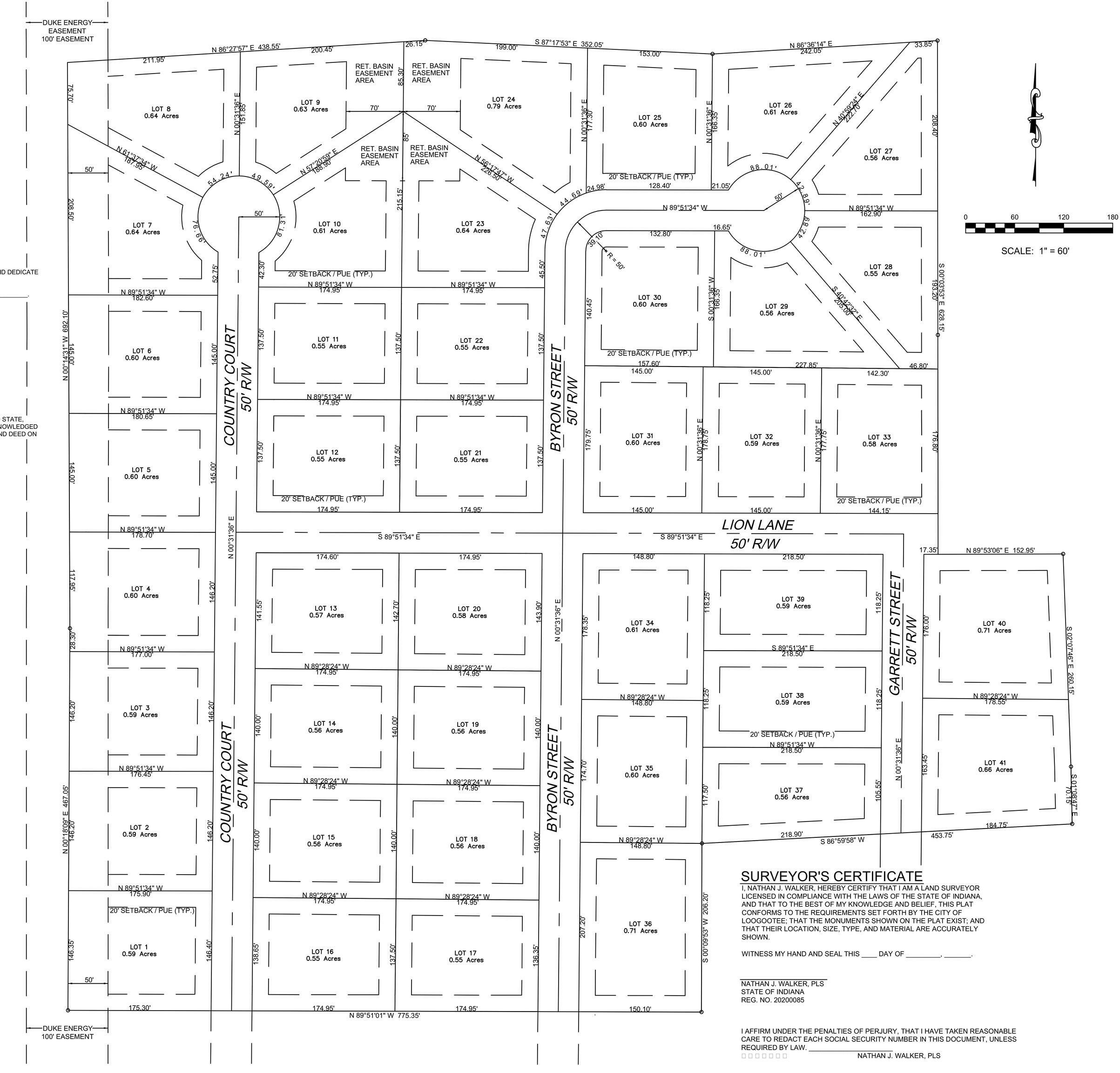Property Photo: Lot 1 Country Court S/D V IN 47553