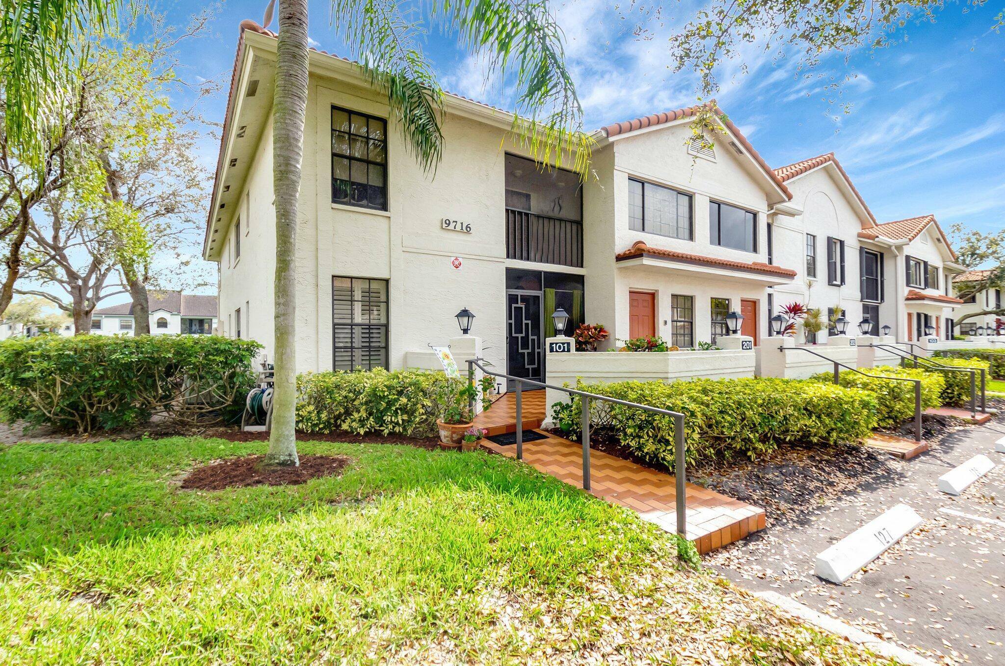 Property Photo: 9716 Sills Drive E 101 FL 33437
