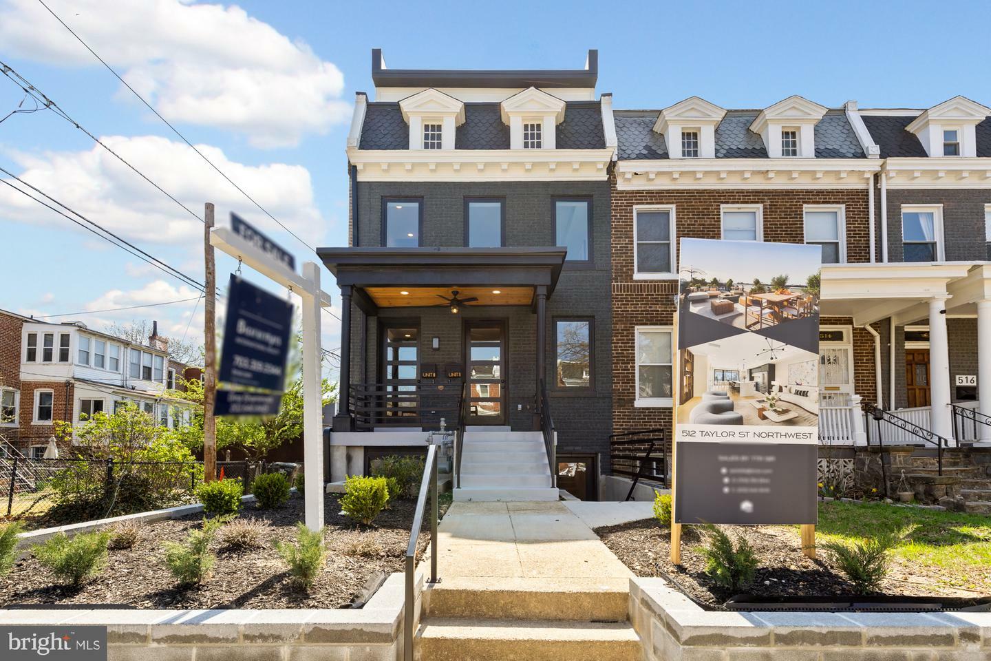 Property Photo: 512 Taylor Street NW 3 DC 20011
