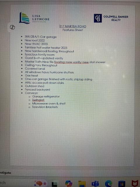 Property Photo: 217 NW Martisa Road FL 32548