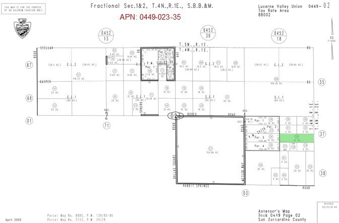 Property Photo: 10 Ac Cavetto Road CA 92356