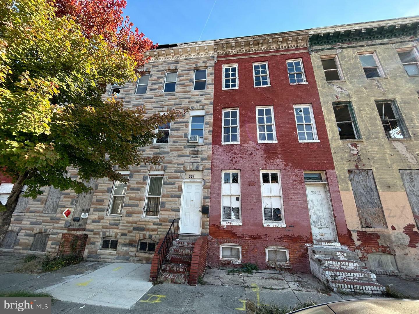 Property Photo: 351 S Bentalou Street S MD 21223