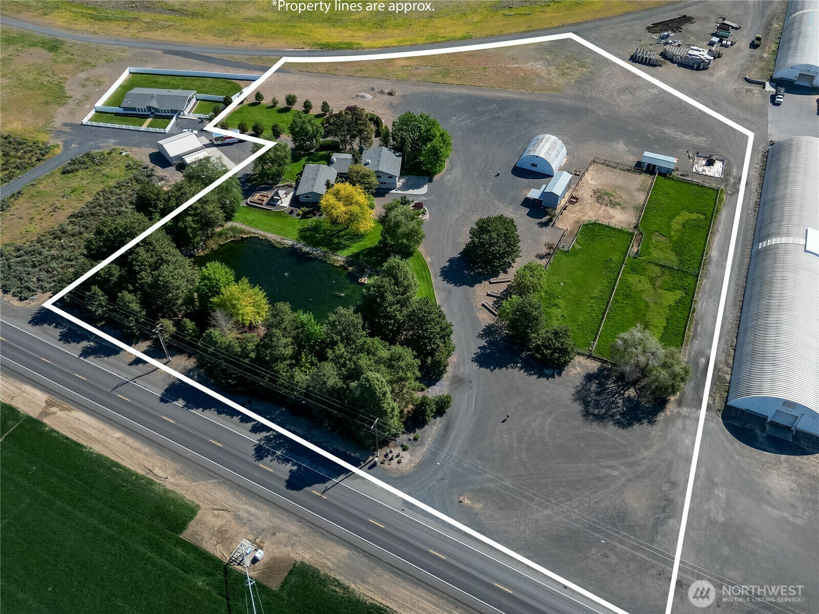 Property Photo:  3579 NW Dodson Road  WA 98823 