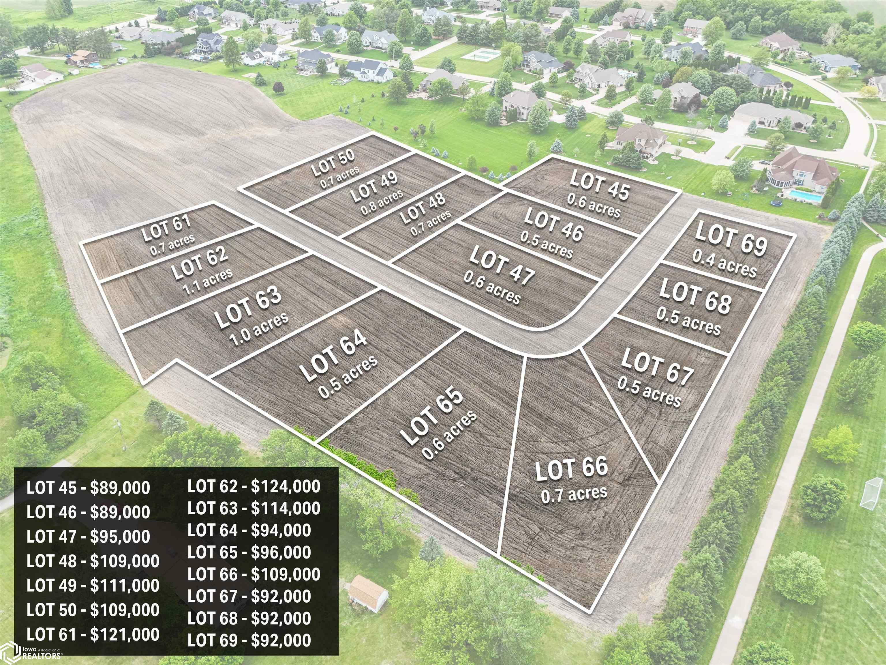 Property Photo: Lot 69 Stonebriar Drive IA 52601