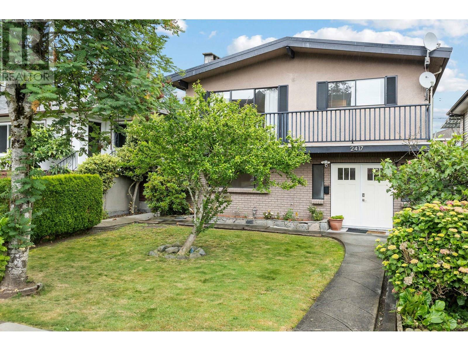 Property Photo: 2417 Adanac Street BC V5K 2M3