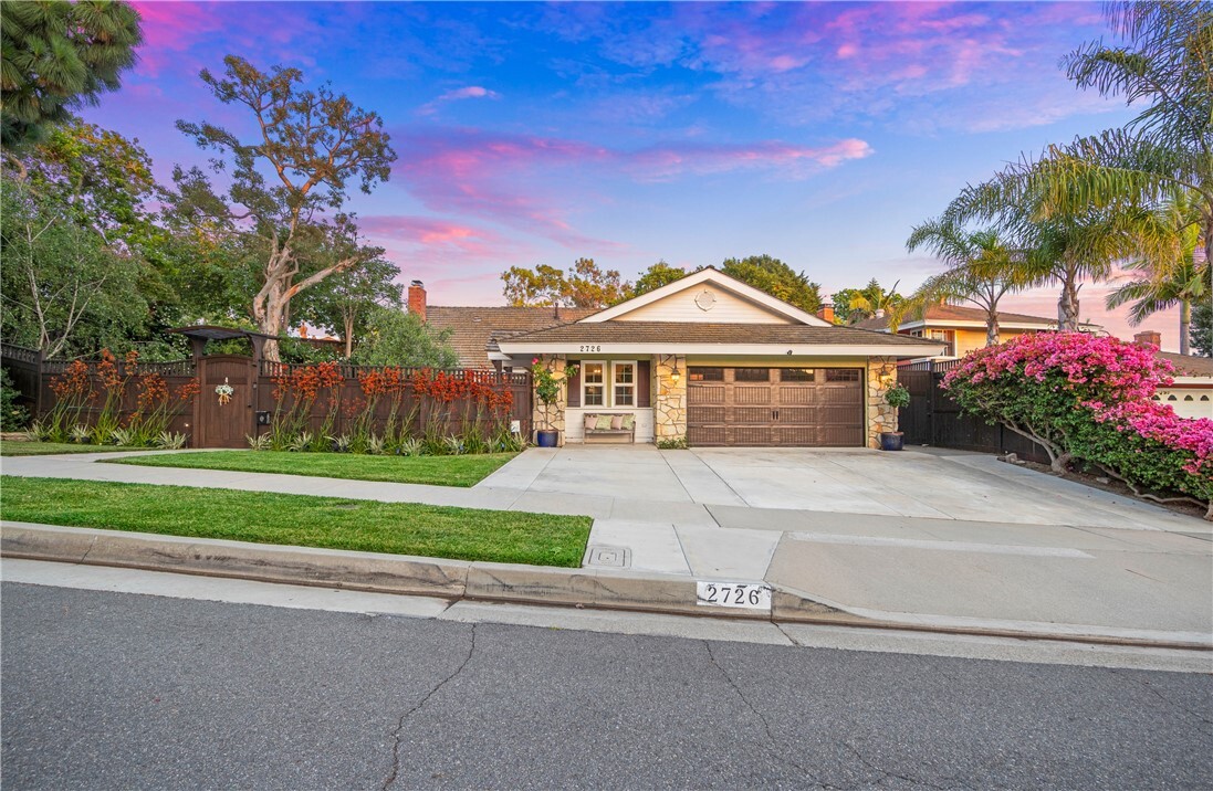 Property Photo: 2726 Cardinal Drive CA 92626