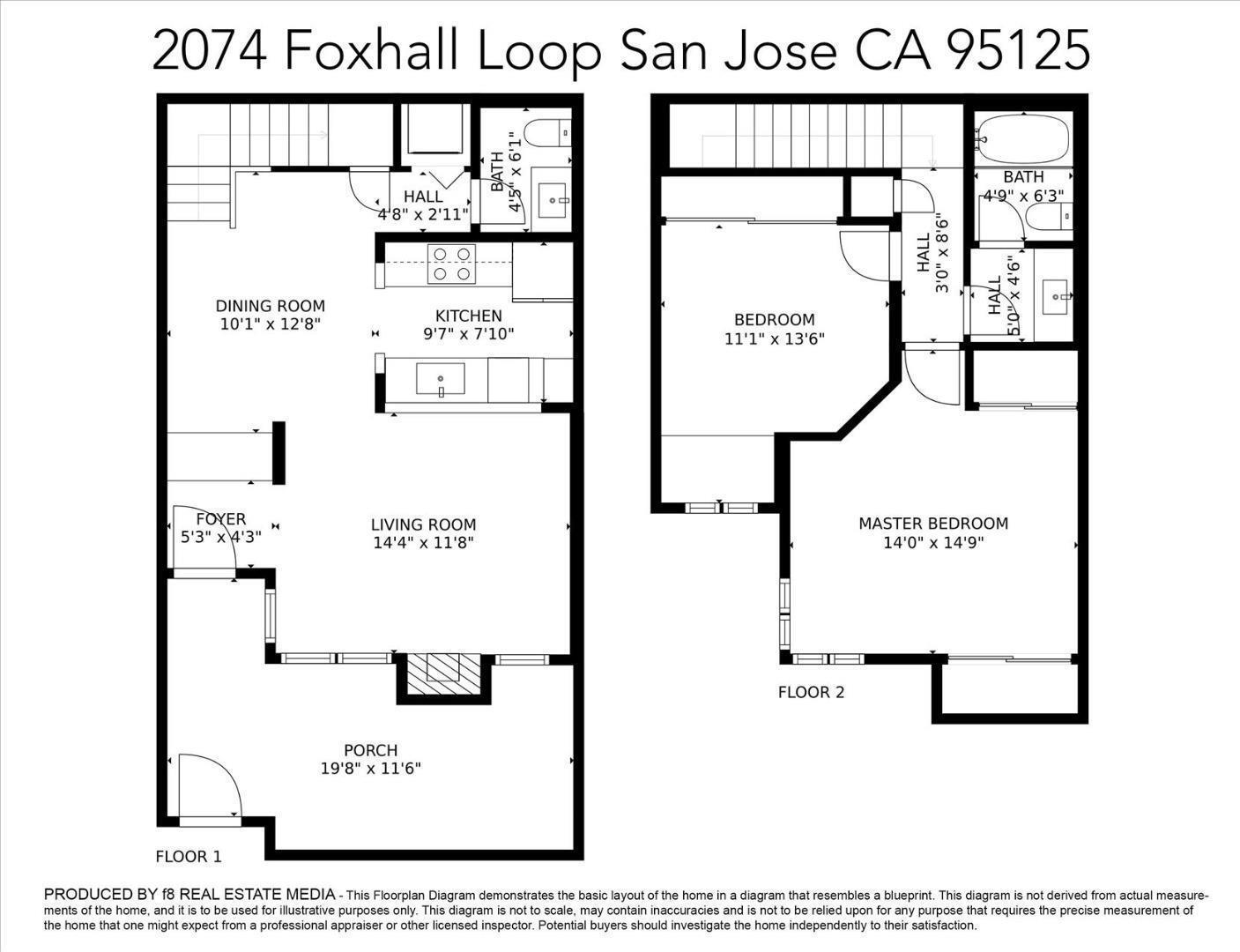 Property Photo: 2074 Foxhall Loop CA 95125