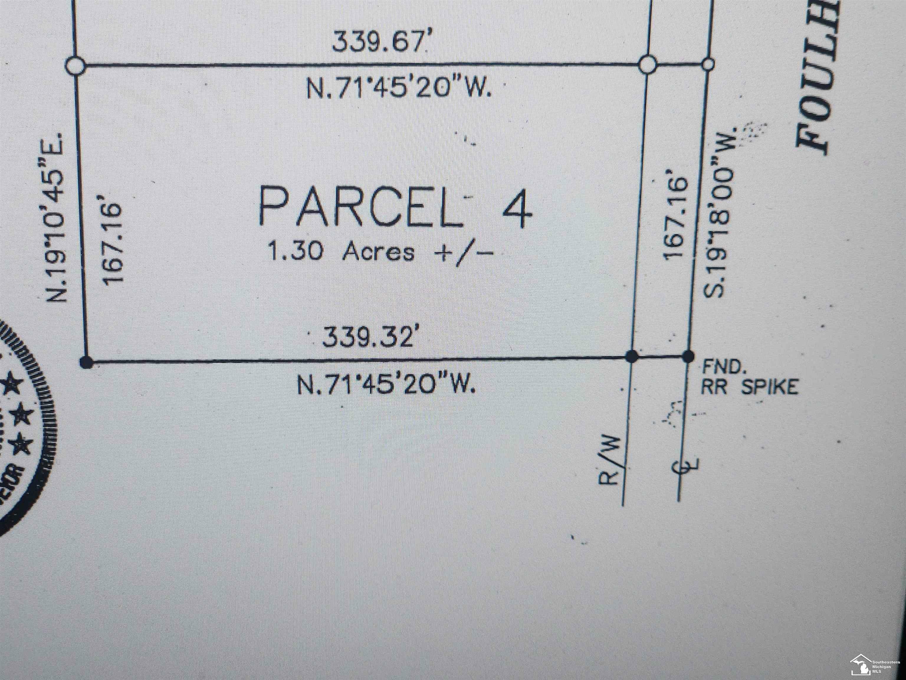 Property Photo: Parcel 4 Foulhaver Road MI 48162