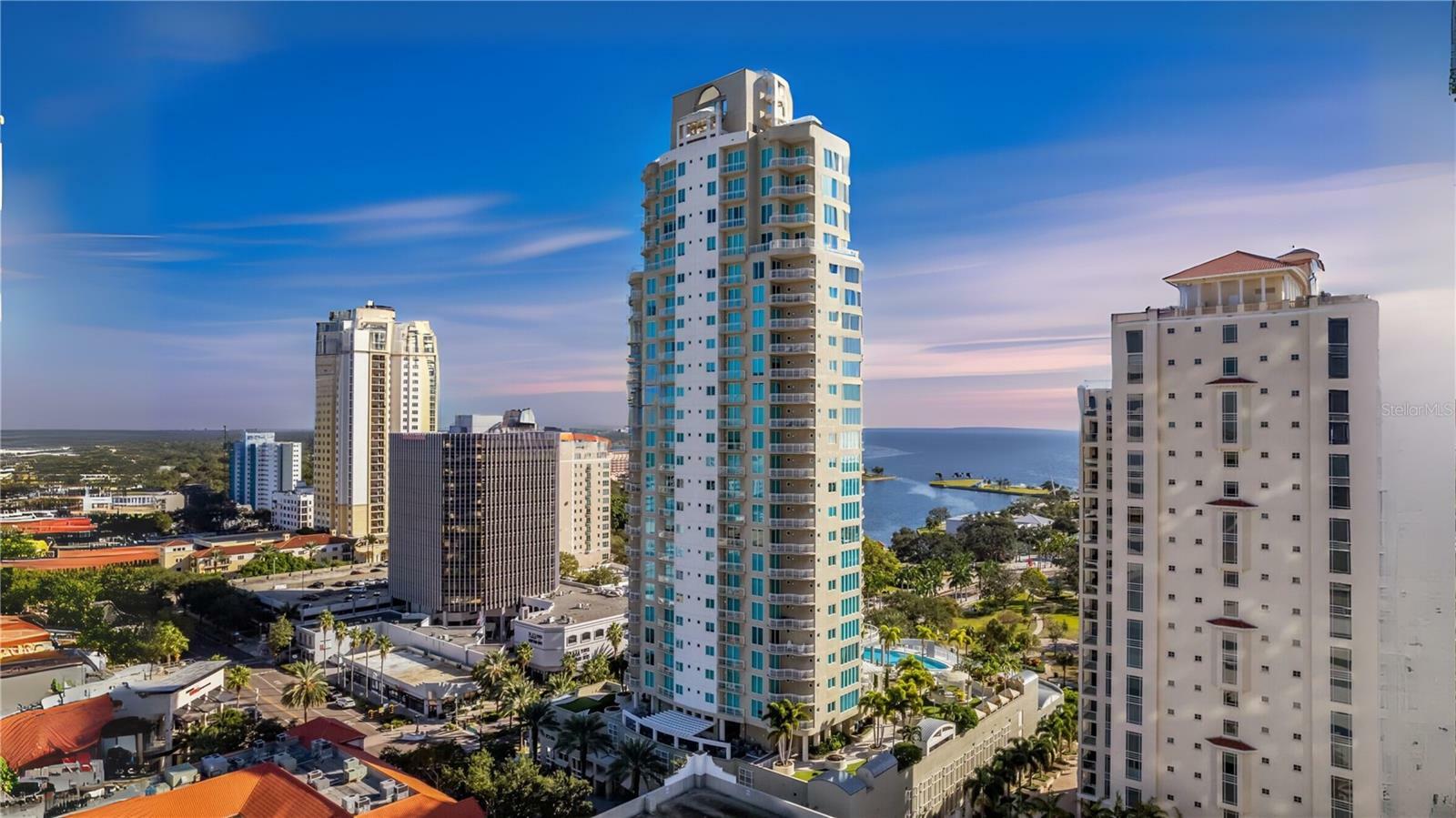 Property Photo: 180 Beach Drive NE 1802 FL 33701
