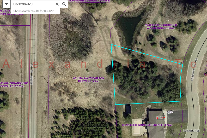 Property Photo: Lot 47 Block 2 Colonial Court NE MN 56308