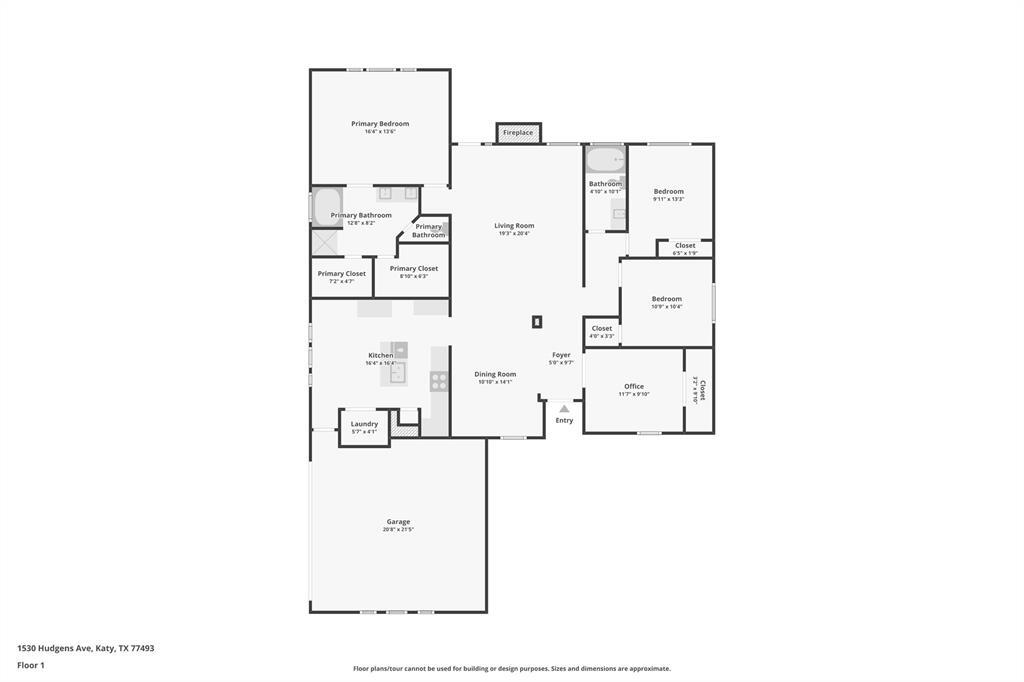 Property Photo: 1530 Hudgens Avenue TX 77493